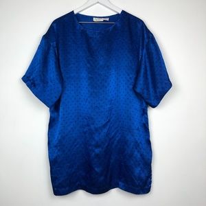 Victoria Secret Gold Label Blue Sleep Shirt